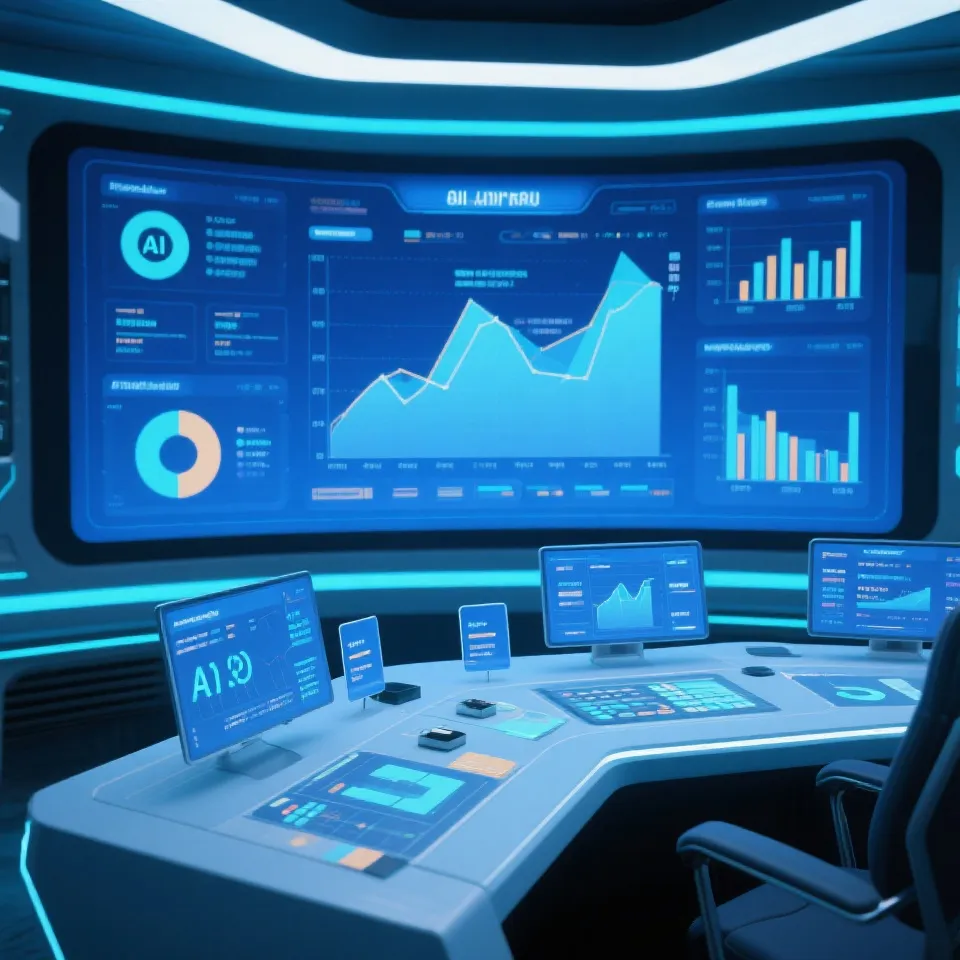 AI自动预测模型可视化示意图